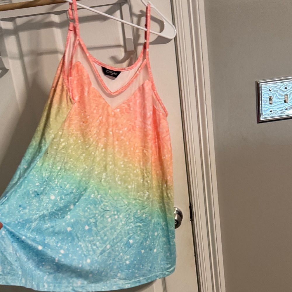 CHICME Colorful Gradient Women's Tank Top
